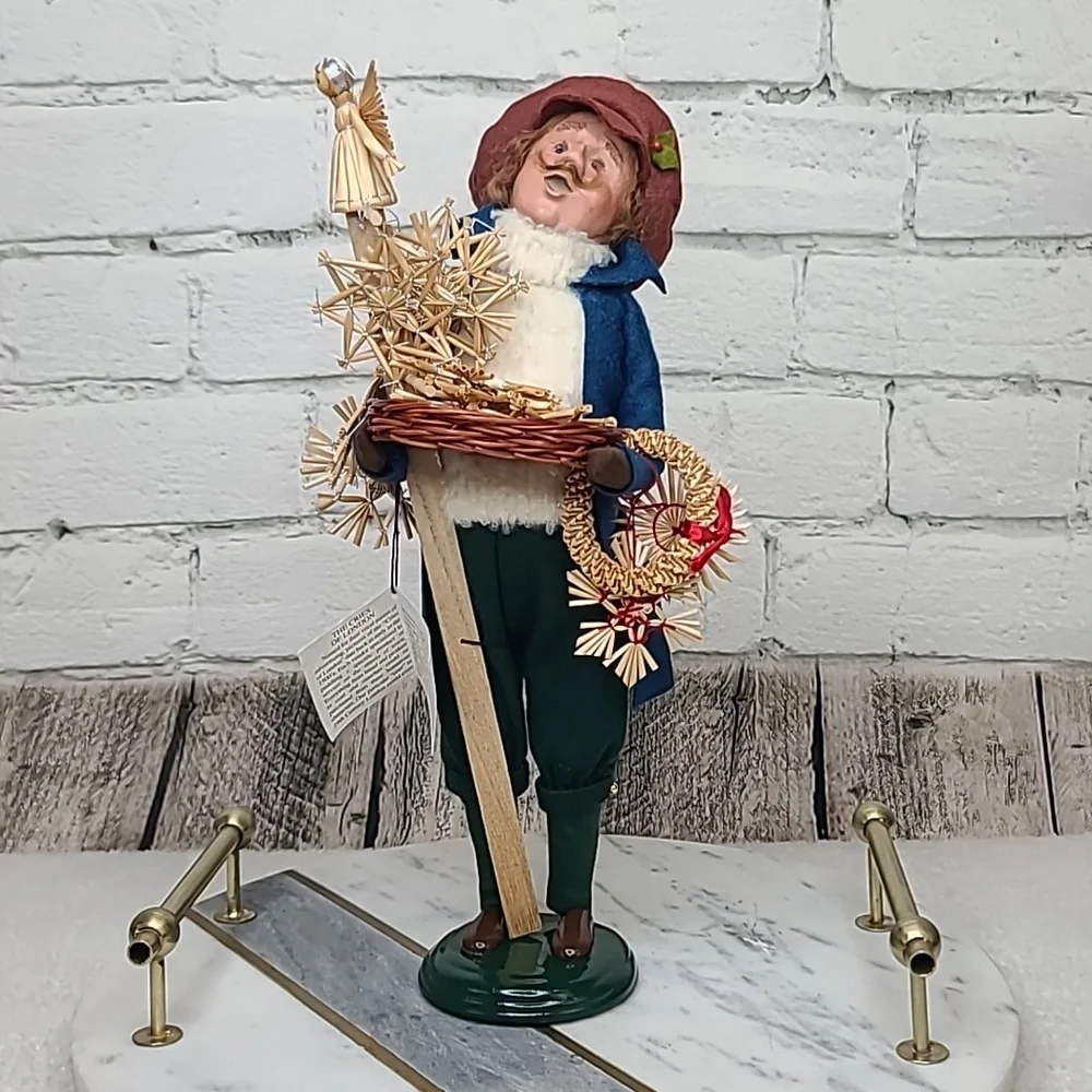 Byers' Choice Carolers Vintage 2006 Cries of London Series Straw Ornament Vendor